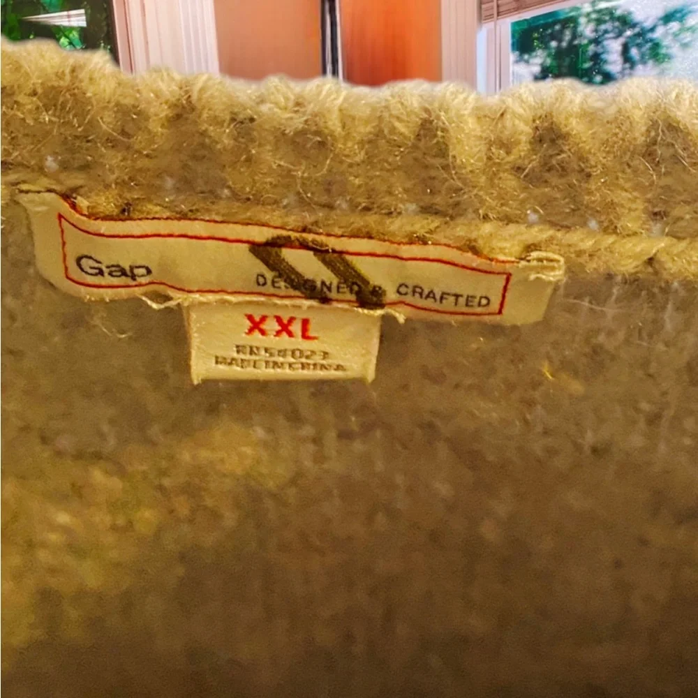 green nordic coastal soft & stretchy oversized cabled sweater 🔮✨ - Picture 6 of 9